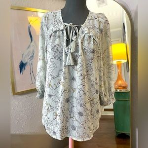 Love stitch boho blouse